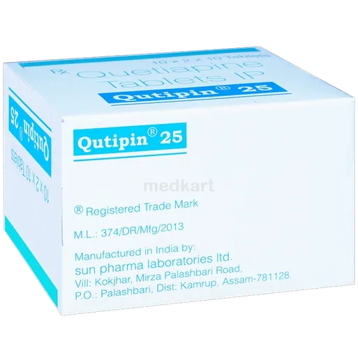 qutipin 25mg tablet 10's